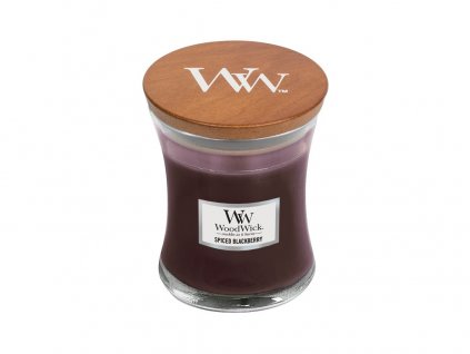 WoodWick Spiced Blackberry svíčka váza malá 85 g