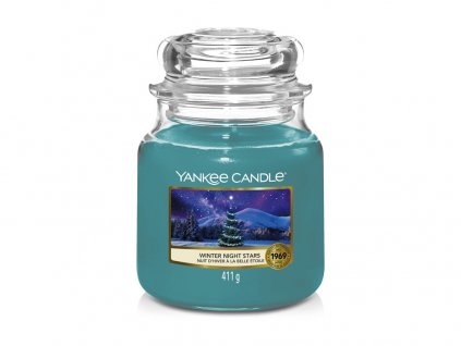 Yankee Candle Winter Night Stars svíčka střední 411 g