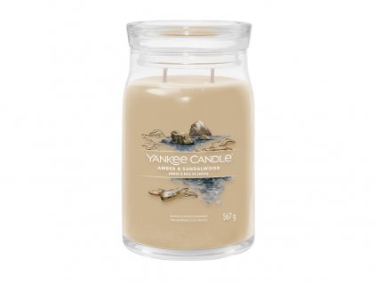 Yankee Candle Amber & Sandalwood Signature velký