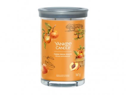 Yankee Candle Fresh Farm Peach Signature tumbler velký