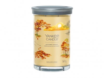 Yankee Candle Autumn Sunset Signature tumbler velký