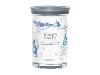 Yankee Candle Snow Globe Wonderland Signature tumbler velký