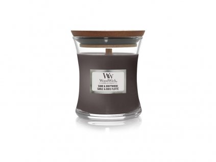 WoodWick Sand & Driftwood svíčka váza malá 85 g