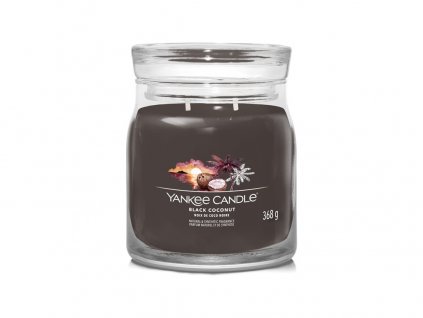 Yankee Candle Black Coconut Signature střední