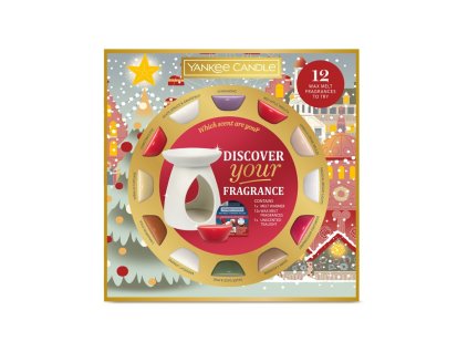 Yankee Candle Vánoční sada Aromalampa + 12 vosků (2024)