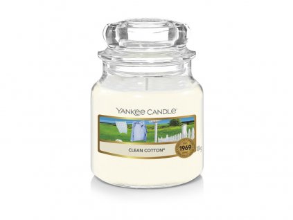 Yankee Candle svíčka Clean Cotton 104 g