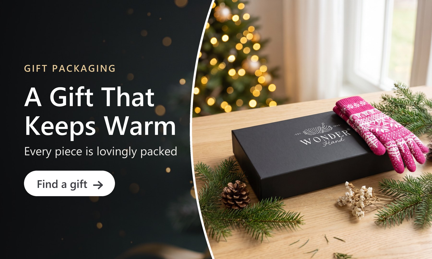 Wonderhand gloves in a gift box