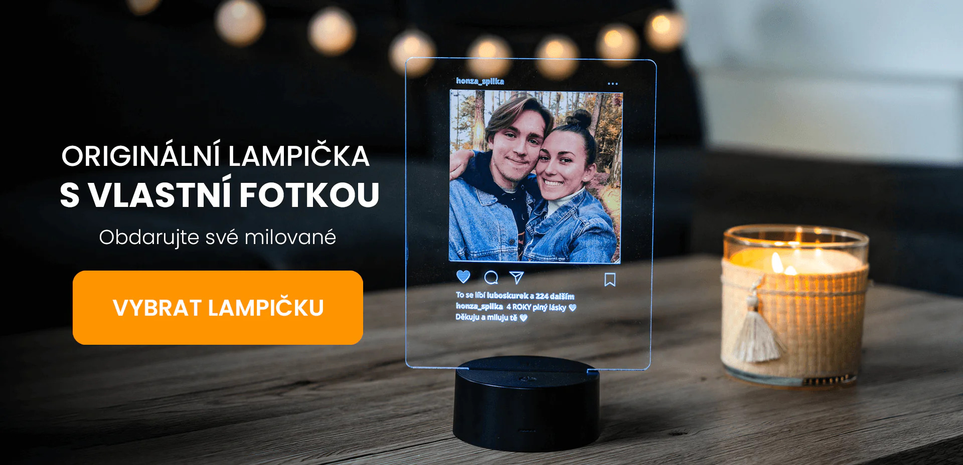 Originální lampička