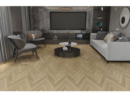 Oak Ottawa Herringbone scene