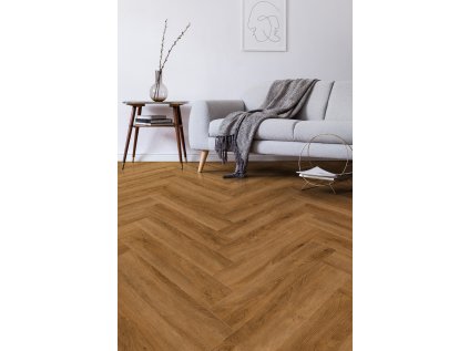 Oak Castelo Herringbone scene