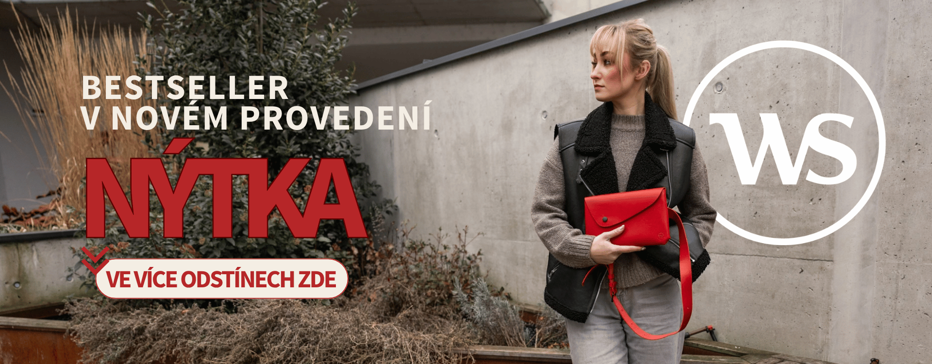 bestseller kožená ledvinka nýtka