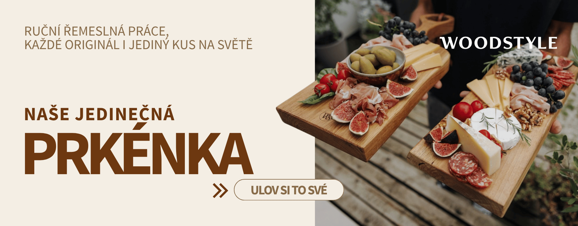 Jedinečná dřevěná prkénka