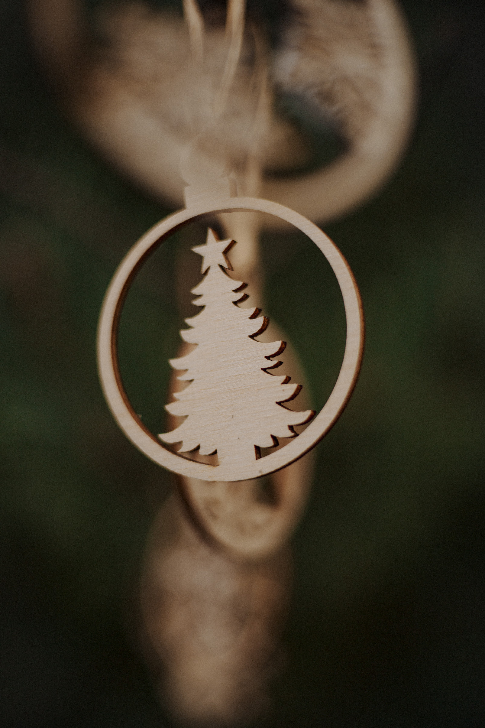 Wood Style Vánoční ozdoby - Sada 5 (obrázek 5)