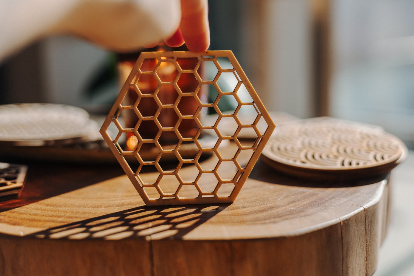 Wood Style Podtácek - Motiv 9 Počet: 1 kus