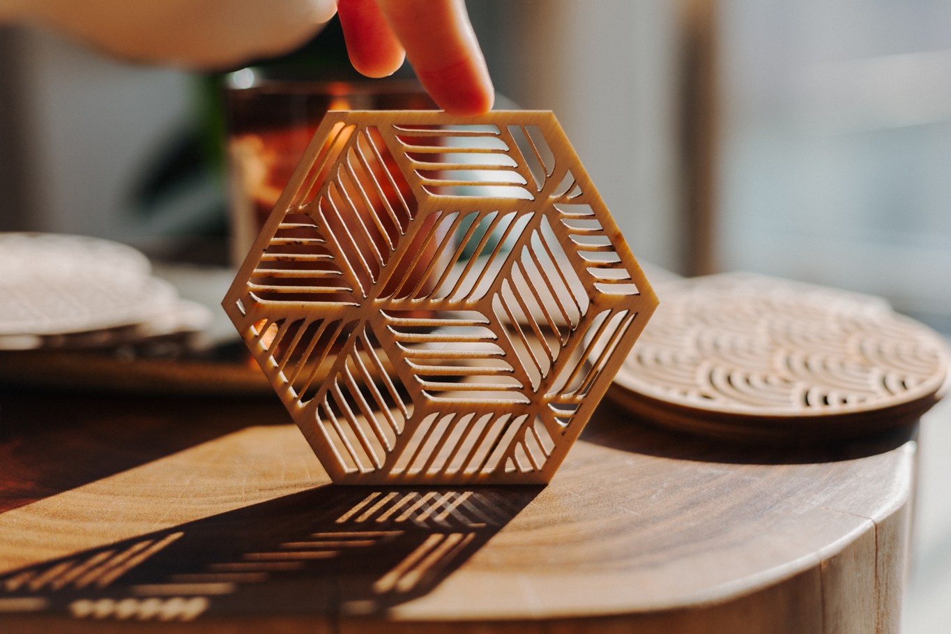 Wood Style Podtácek - Motiv 11 Počet: 1 kus (obrázek 3)