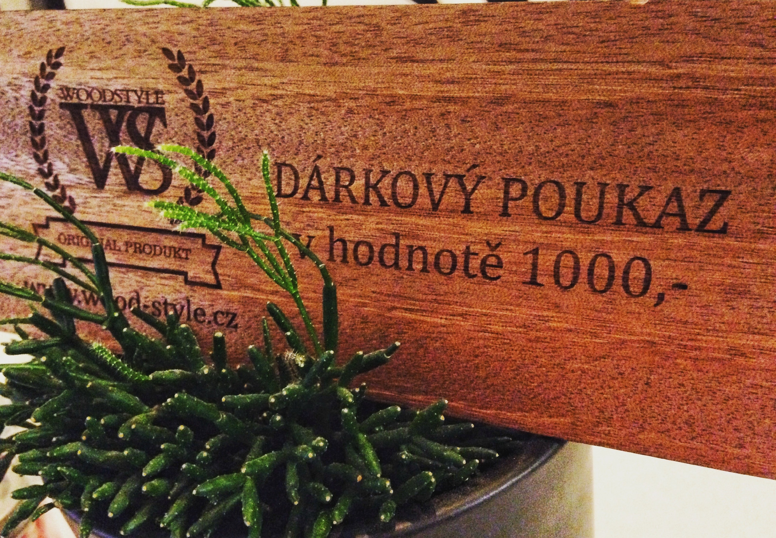 Wood Style Dárkový poukaz Dárkový poukaz: 1000Kč (obrázek 4)
