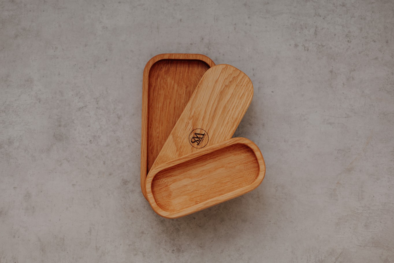 Wood Style Tácek ovál - Dub Velikost tácku: S (obrázek 13)