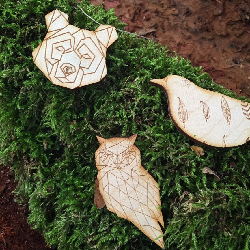 Wood Style Brož Medvěd (obrázek 5)