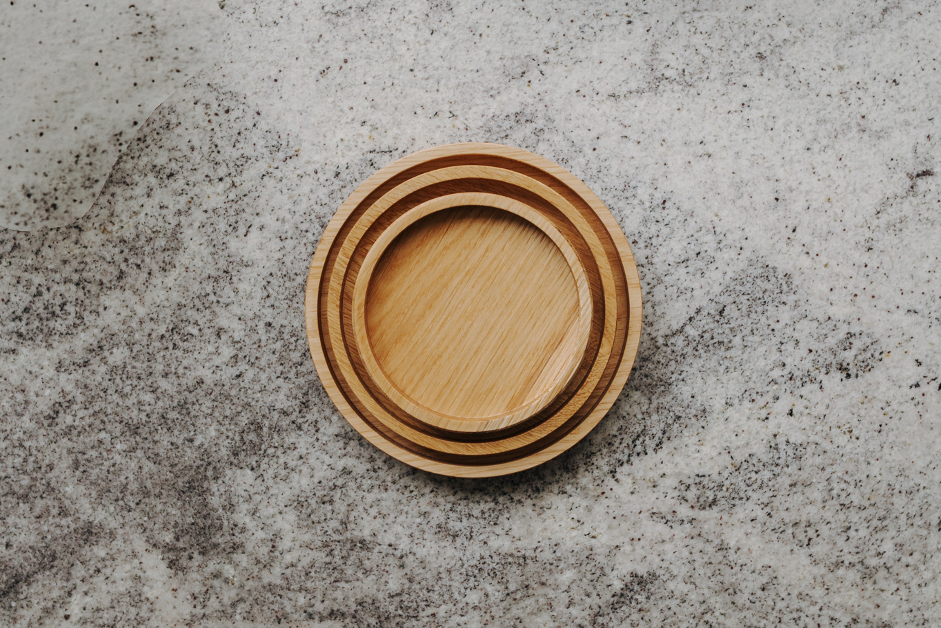 Wood Style Tácek kruh - DUB Velikost tácku: S (obrázek 4)