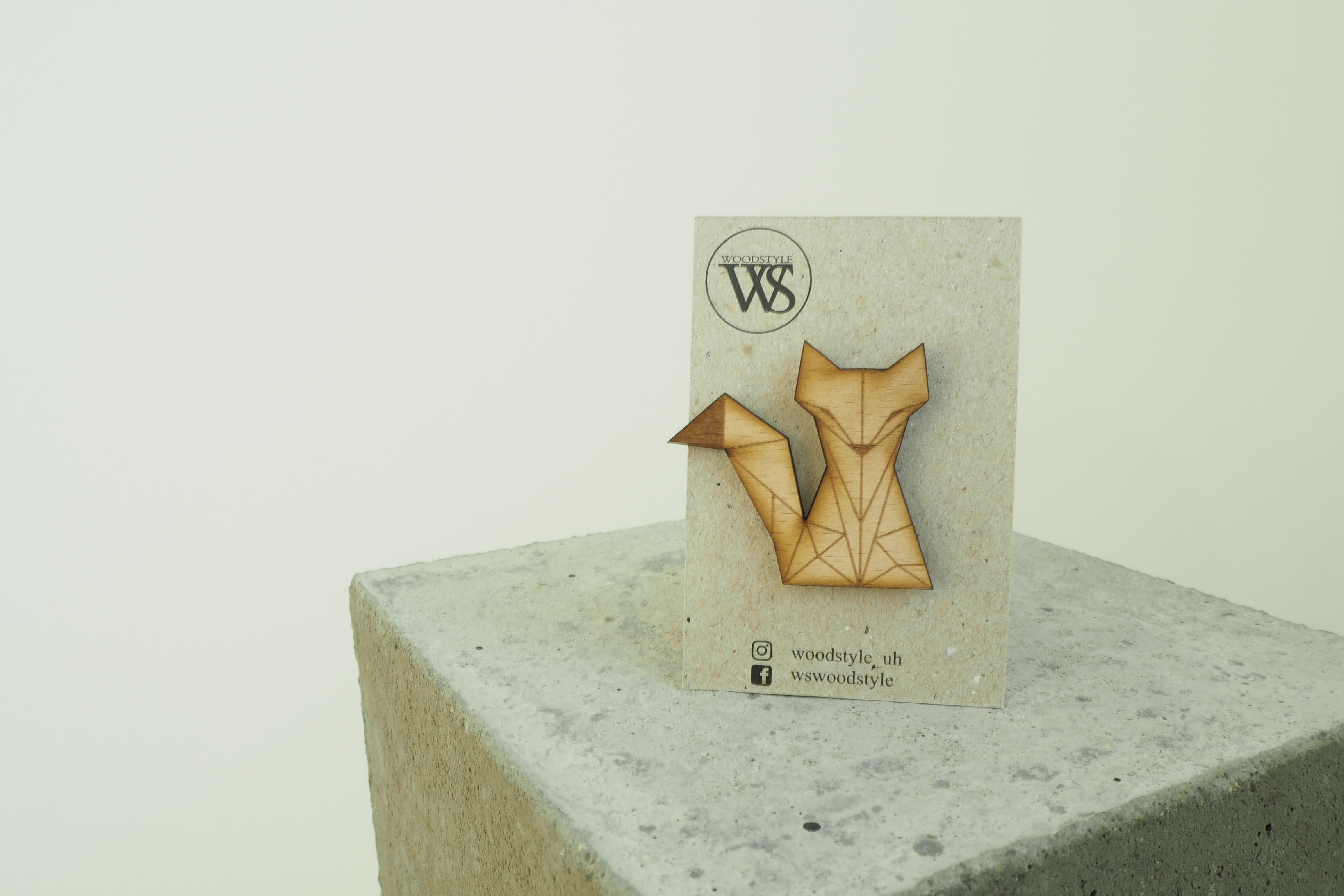 Wood Style Brož Fox (obrázek 5)