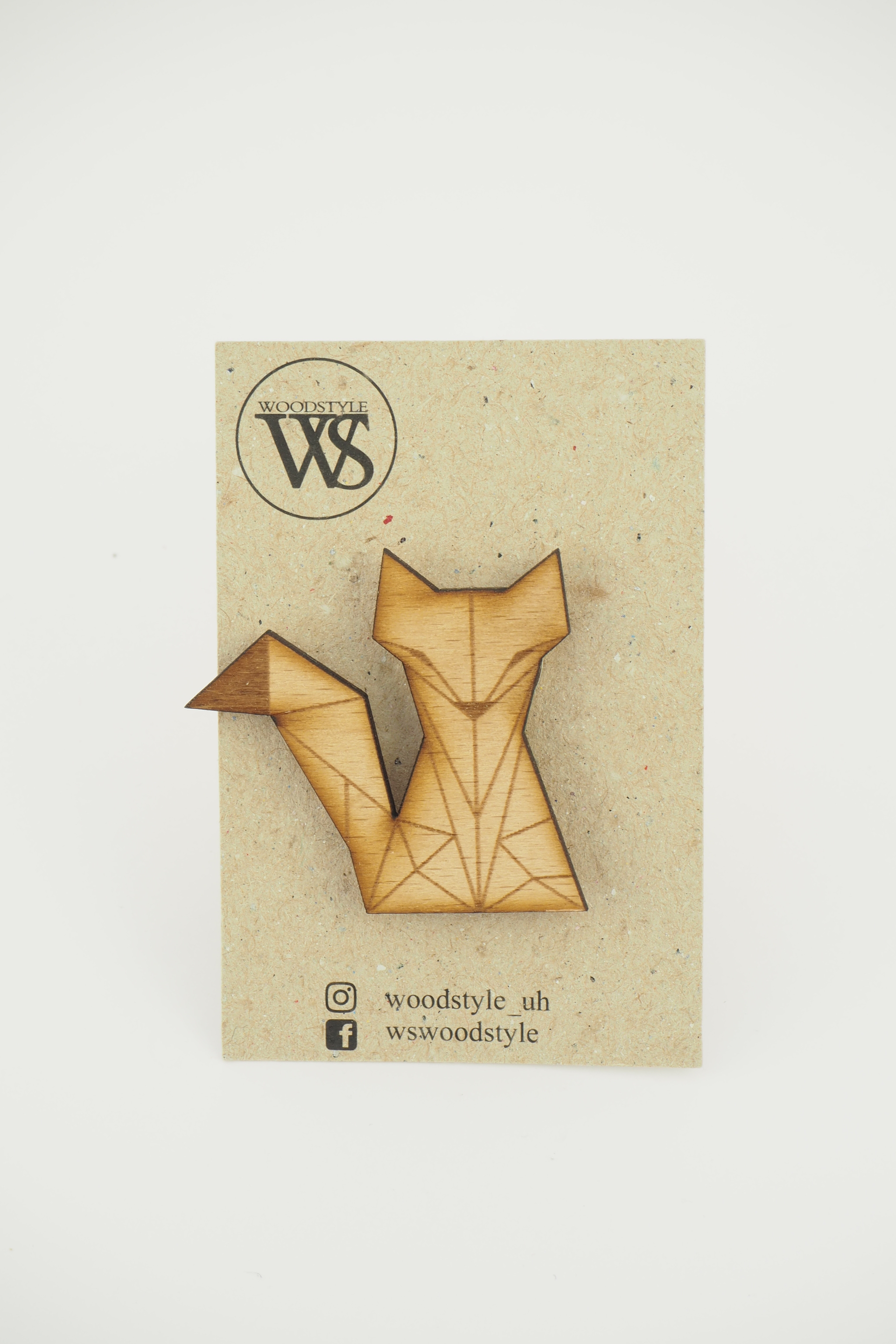 Wood Style Brož Fox (obrázek 4)