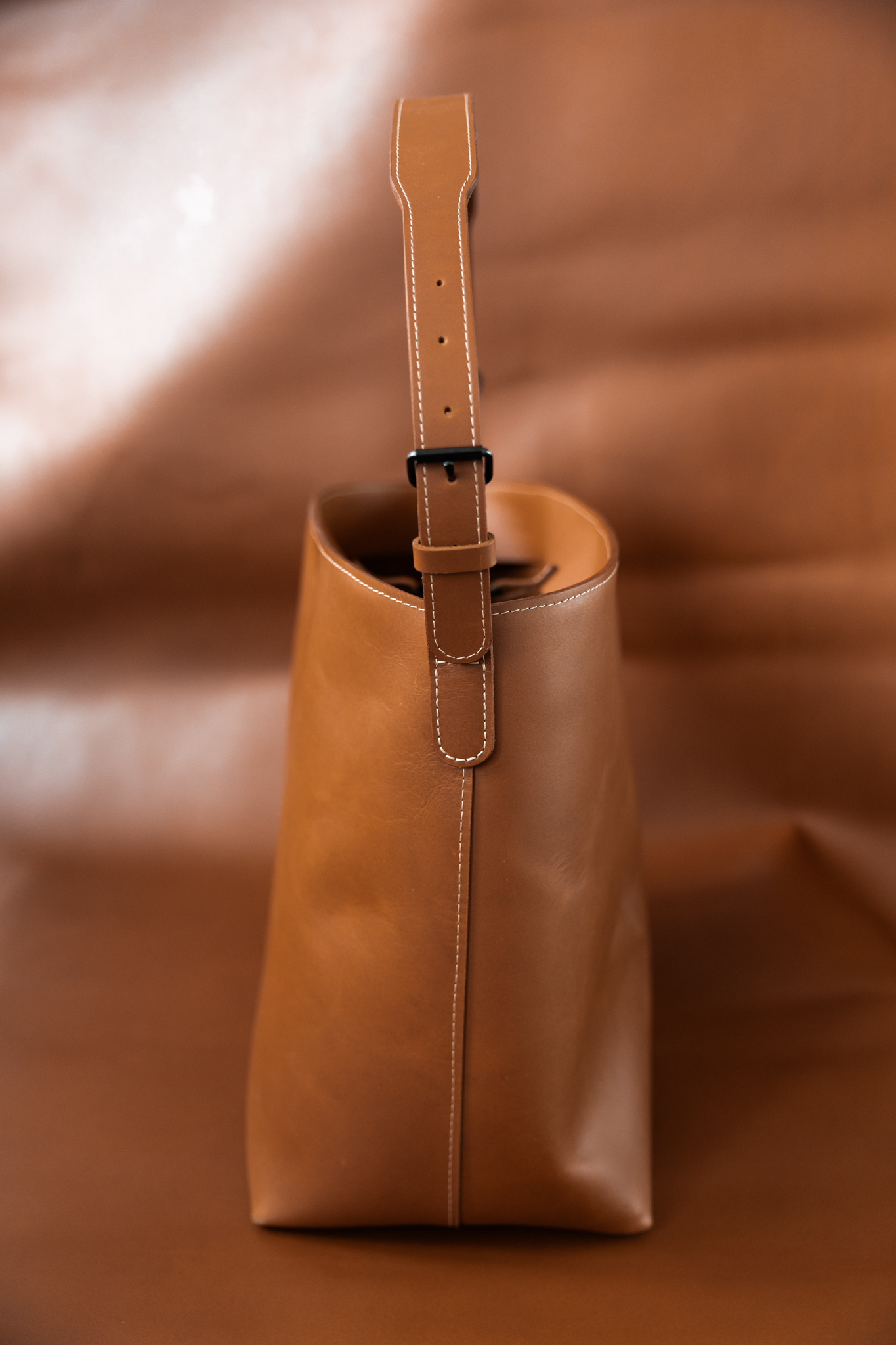 Wood Style Tote Bag - Hnědá Varianta: Kabelka (obrázek 15)