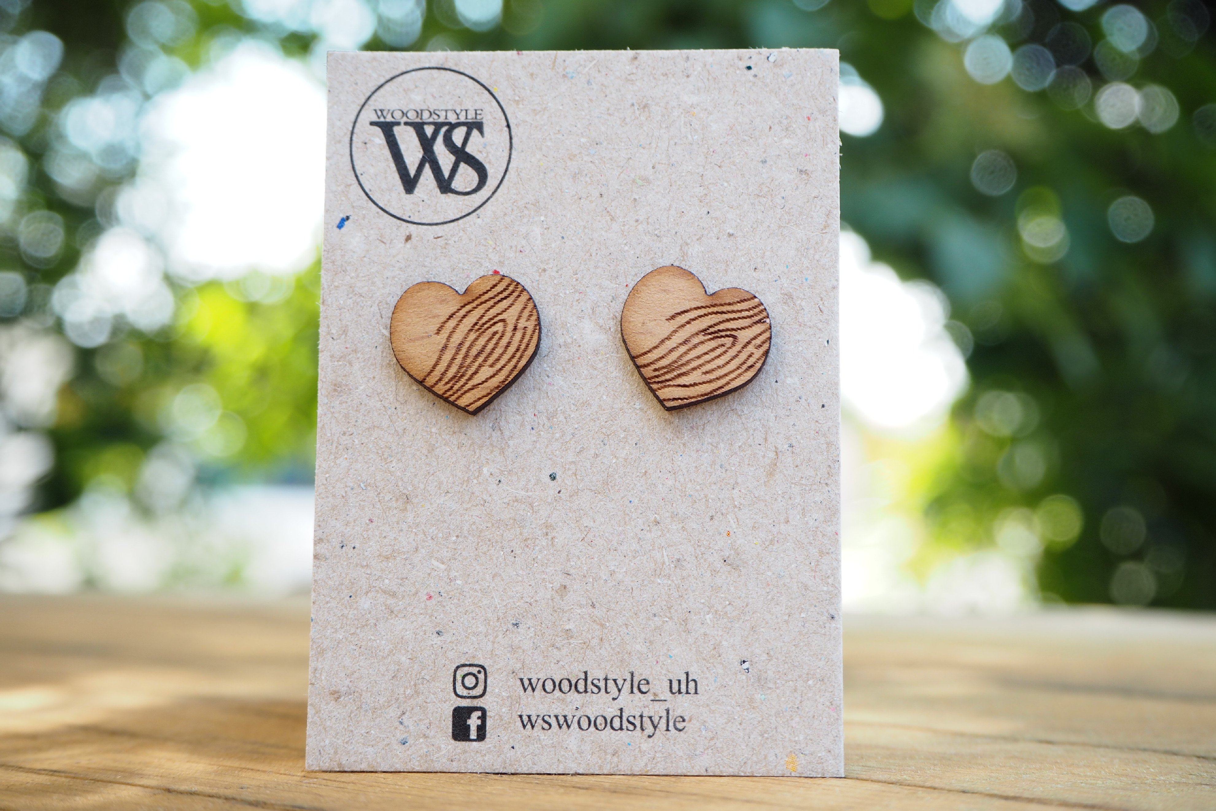 Levně Gravírované Wood heart
