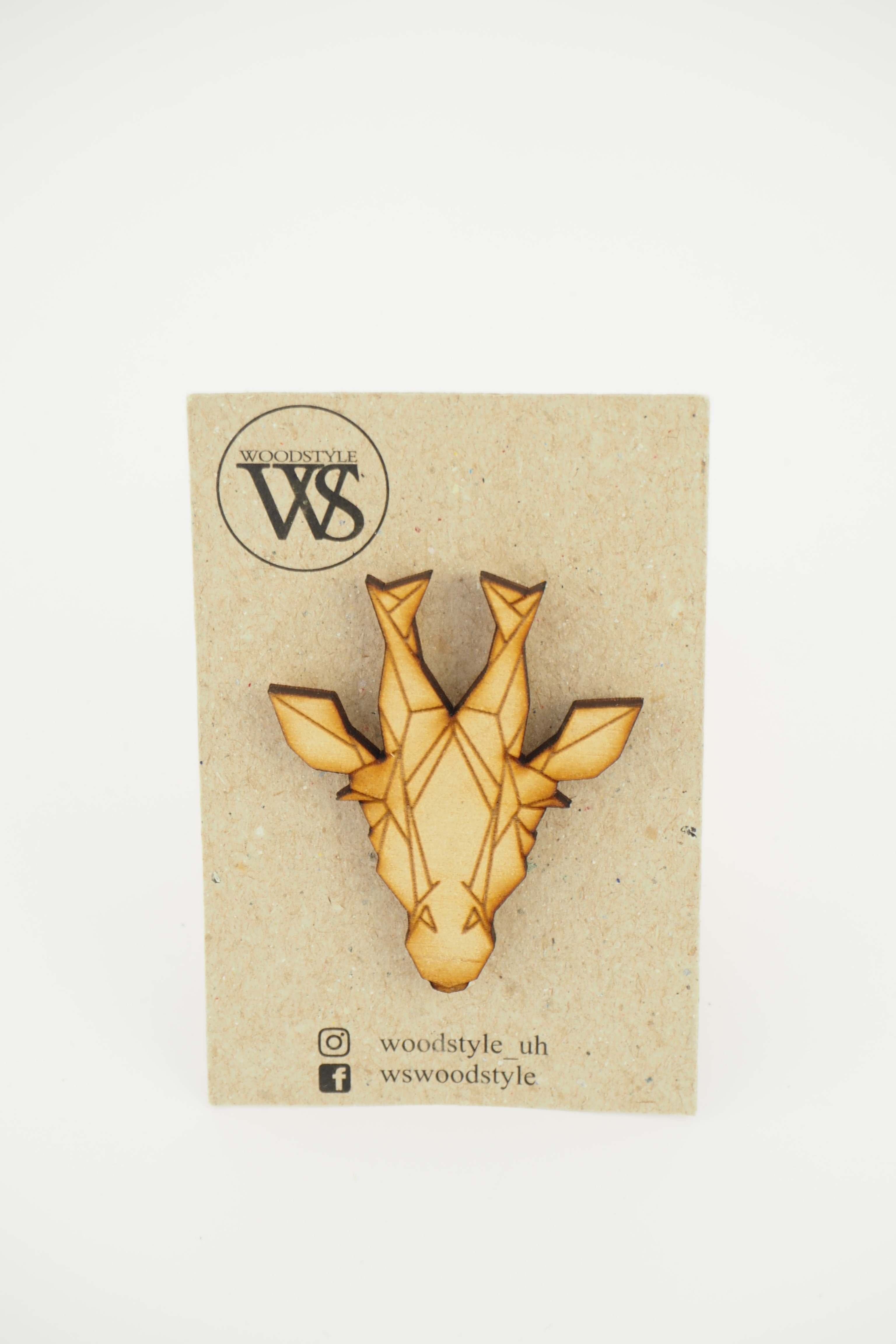 Wood Style Brož Žirafa (obrázek 4)