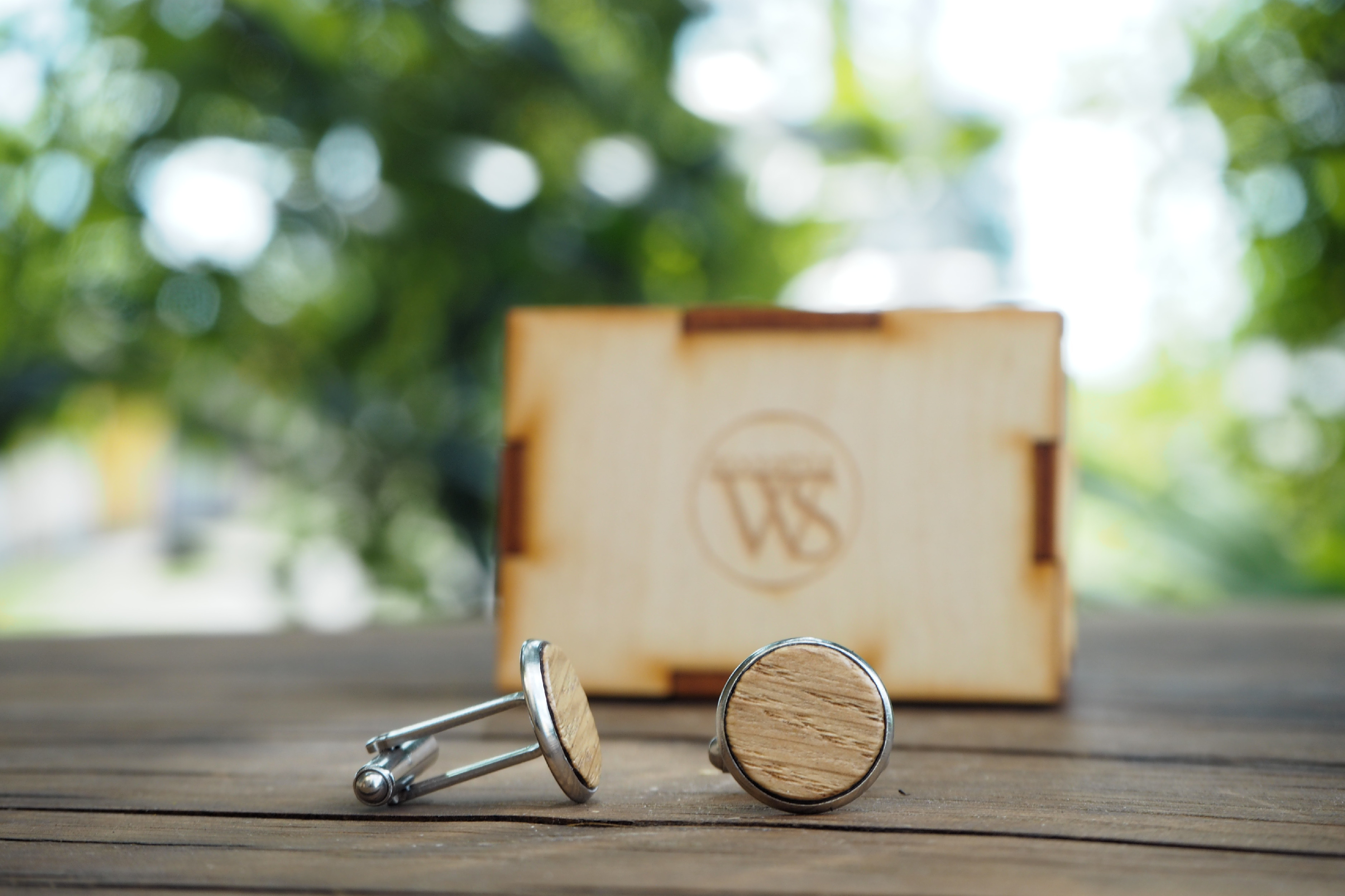 Wood Style Manžetové knoflíčky Dub (obrázek 3)