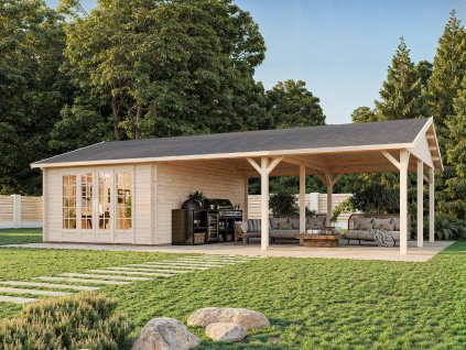 1 Palmako cabin Irene 19.0+33.2 m2 NATURAL wb