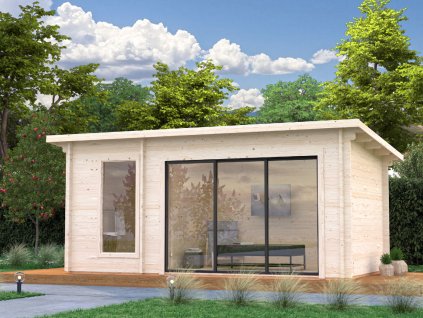 1 Palmako GardenSpa Sanna 12.8 m2 Slide NATURAL wb