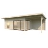 Zahradní domek Andrea 17,1 + 7,9 m² s posuvnými dveřmi