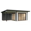 Zahradní chatka GRACE 11,2 + 8,2 m² s posuvnými+ dveřmi