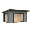 Zahradní chatka GRACE 14,1 m² s posuvnými+ dveřmi