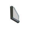 926 Palmako alu window non opening double glass 4 16 4 mm corner