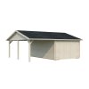 11 Palmako garage Roger 19.0+16.2 m2 with wooden gate NATURAL extra