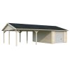 11 Palmako garage Roger 19.0+33.2 m2 with sectional door NATURAL extra