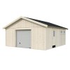 10 Palmako garage Andre 28.5 m2 with sectional door NATURAL