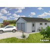 1 Palmako garage Andre 44.7 m2 with sectional door grey+white wb