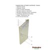 901 Palmako detail Nordic door(U105) construction ENG