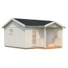 12 Palmako nordic+ house Charlotte 21.5 m2 NATURAL wcanopy roof