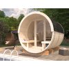 1 Palmako GardenSpa Anita 1.3+0.7 m2 glass wall NATURAL wb