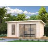 1 Palmako GardenSpa Sanna 12.8 m2 Slide NATURAL wb