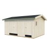 10 Palmako Shed Olaf 13.5 m2 NATURAL