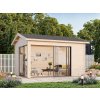 Zahradní domek AMANDA 11,2 m² s posuvnými dveřmi