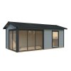 Zahradní domek AMANDA 17,1 m² s posuvnými dveřmi