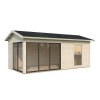 Zahradní domek AMANDA 17,1 m² s posuvnými dveřmi