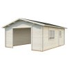 10 Palmako garage Roger 23.9 m2 kit NATURAL