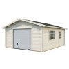 10 Palmako garage Roger 23.9 m2 with sectional door NATURAL