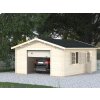 1 Palmako garage Roger 23.9 m2 sectional door NATURAL wb